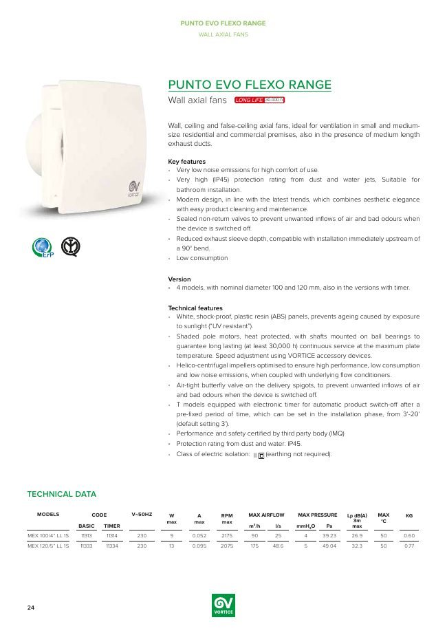 PUNTO EVO FLEXO katalog kapağı